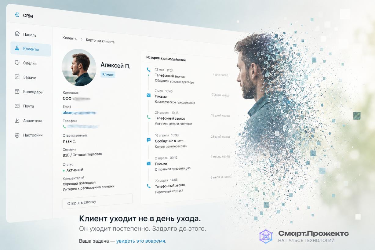 Бизнес теряет клиентов намного раньше, чем замечает это